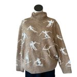 Halogen NWT HalogenX Nordstrom  Turtleneck Sweater Large, LATTE HEATHER BROWN Photo 8