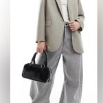 Stradivarius STRADIVARUS Oversized Blazer Stone Structured Small New Photo 1