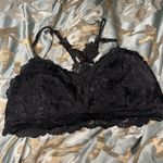 1X Avid Love black lace razor back bralette Photo 0