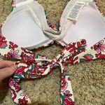 Boden Levanzo Halter Bikini Top Classic Fold Bikini Bottom Set Multi Fantastical White Size 6 Photo 11