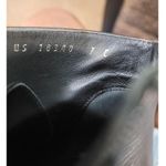 Salvatore Ferragamo Antila Ankle Boots Women's 7 Black Leather Lace Up Booties Photo 9