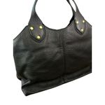 Banana Republic  Women's Black Leather Hobo Satchel Shoulder Tote Bag Photo 7