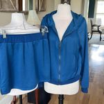 Matching Set Navy Blue Zip Hoodie Skort New Photo 1