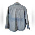 Pilcro  Slouchy Trucker Denim Jacket Boho Grunge Oversized Size Small Photo 6