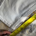 American Eagle  cross waist white mom jeans size 4 short Photo 5