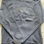 Embroidered Sweatshirt Blue Size M Photo 0