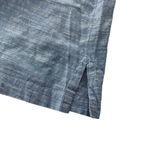 The Loft  Blue Ruffle Shoulder Embroidery Yoke Shell, Sz M Photo 11