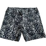 UV Skinz Womens UPF 50+ Leaf Print Swim Black White Shorts Size XL Photo 0