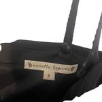 Nanette Lepore Y2k Women's Size 8 Dark Grey Corset Gothic Top Photo 5