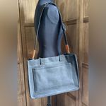 EUC Large Canvas Tote Bag. Black Photo 5