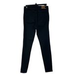 Madewell SZ 27 TALL 9" High Rise Skinny Jeans Zip-Fly Stretch Black Photo 2