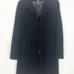 Braetan Women's Button Down Black Trench Coat Size large Photo 0