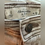 Abercrombie & Fitch khaki high rise jeans with utility pockets size 6/28w Photo 2
