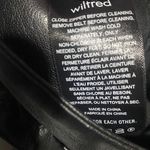 Wilfred Aritzia Faux Vegan Leather High Waisted Belted Trouser Pants Black 0 Photo 11