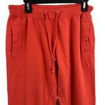 La Detresse Sweatpants Dark Pink Drawstring Waist Cuffed Ankles Medium New Photo 1