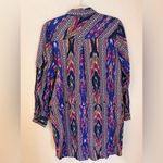 Kindom NWT 4 Way Convertible 100% Cotton Shirt Dress Size M Purple Size M Photo 1