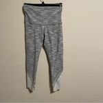 Lululemon Wunder Under Crop II *Scallop 23"- Space Gray- Size 4 Photo 3