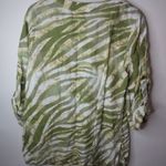 JM Collection  14 Lime Gold Linen TopPlus Photo 3