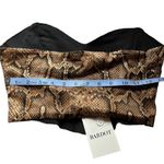 Bardot Lila bustier corset snakeskin top NWT medium Photo 2