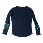 Ariat  size small long sleeve Henley navy Aztec western rodeo cowgirl Photo 8