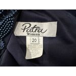 Patra Woman Cape Dress With Embellished Beads And Sequins Navy 20 Blue Size undefined Photo 6