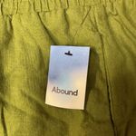 Abound  Linen Blend Olive Green Pull‎ On Shorts Elastic Waist Size XL Summer Photo 9
