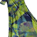 Soft Surroundings Saunterre Maxi Dress Stretch Tropical Stretch Sz Medium Women Photo 5