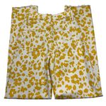 MOTHER The Curbside Heel Fray Yellow Floral Leopard Button Fly High Rise Size 25 Photo 11