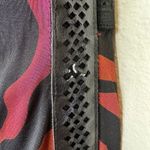 Koche Zebra Bodycon Midi Dress XS Mesh Faux Leather Slit Career Designer $785 Photo 11