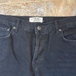 Free People  Boho We The Free Maggie Mid-Rise Straight-Leg Jeans Black Photo 2