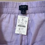J.Crew Light Purple Women's Linen Shorts Size Small NWT Photo 1