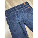7 For All Mankind Seven Women’s Size 28 Crop Dojo Jeans Blue Dark Wash Denim Photo 1