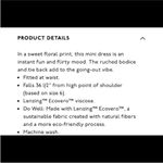 Madewell  mini floral dress Photo 4