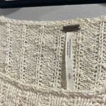 Free People  Oatmeal Cream Combo Raffle Sweater Lined Dress Size small Photo 6