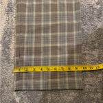 Source Unknown Women’s Beige Long Checkered Wide-Leg Pants Photo 6