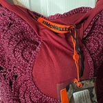 NWT Simon Miller Beep Beep Cricular Carwash Fringe Gown Magenta Metallic Size XL Pink Photo 5