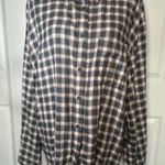 Cotton On NWT  Boyfriend Plaid Shirt Addison Check Pink Grey Size Medium Photo 0