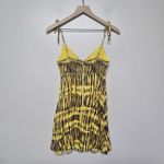 Alice + Olivia Raquel Minidress Sun Drenched Sunbeam Sz 6 Vacation Beach Resort Photo 4
