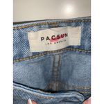 PacSun  Women's Mid Rise Cropped Distressed Mom Jeans Blue‎ Size 25 Photo 3