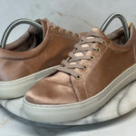 J/Slides Amberr Sneakers Pink Blush Satin Leather Lined Woman's 10 Casual Photo 0