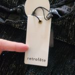 Retrofête Retrofete Grace Sequin Dress in Black Size XL NWT With Belt Reversible Photo 10
