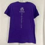 All Star Encore Gymnastics Star Graphic T Shirt Womens Large Purple Photo 2