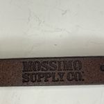Mossimo Supply‎ Co. Women’s Dark Brown Leather Belt Ornate Silver Buckle Size S Photo 7