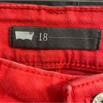 Levi's  Red 18 Jean Shorts for Women Summer Vacation Photo 2
