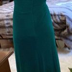 Teal Blue Strapless Prom Dress with Beading Size 2 Photo 1