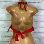 J.Crew Halter Tie Back Bikini Top Red Size Medium NWT Photo 3