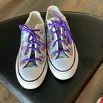Converse  Low Tops Womens Sz 6 All Star Chucks Floral Mesh Photo 1