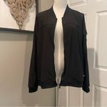 DKNY  Sport Women's Zip-Front Cargo Jacket Black Size XL Windbreaker Side Pocket Photo 4