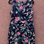 Old Navy  Womens Dress Size‎ Large Vacation Tropical Dark Floral Bohemian Resort Photo 0