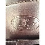 CELINE Hobo Purse Brown Leather XL Vintage Photo 3